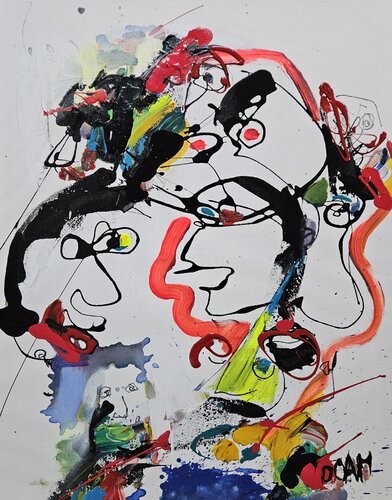 Amusons-nous van DOAM, Schilderij te koop op Singulart