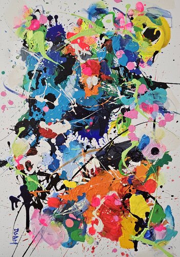 Un zeste de joie van DOAM, Schilderij te koop op Singulart