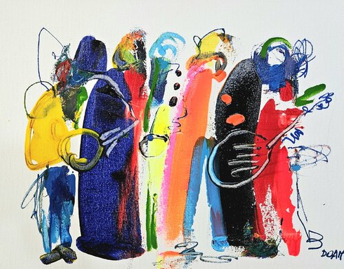 La couleur des sons van DOAM, Schilderij te koop op Singulart