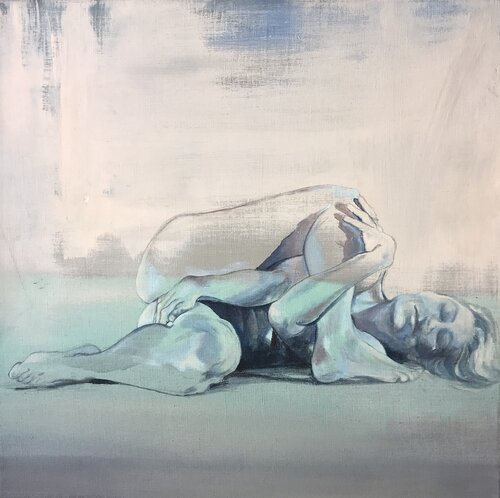Chameleon by Ewa Mazur-Koj, Painting for Sale on Singulart