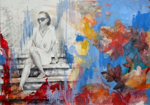 Sunny day by Ewa Mazur-Koj, Work on Paper for Sale on Singulart