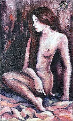 Purple van Ewa Mazur-Koj, Schilderij te koop op Singulart