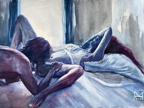 Cunnilingus by Ewa Mazur-Koj, Work on Paper for Sale on Singulart