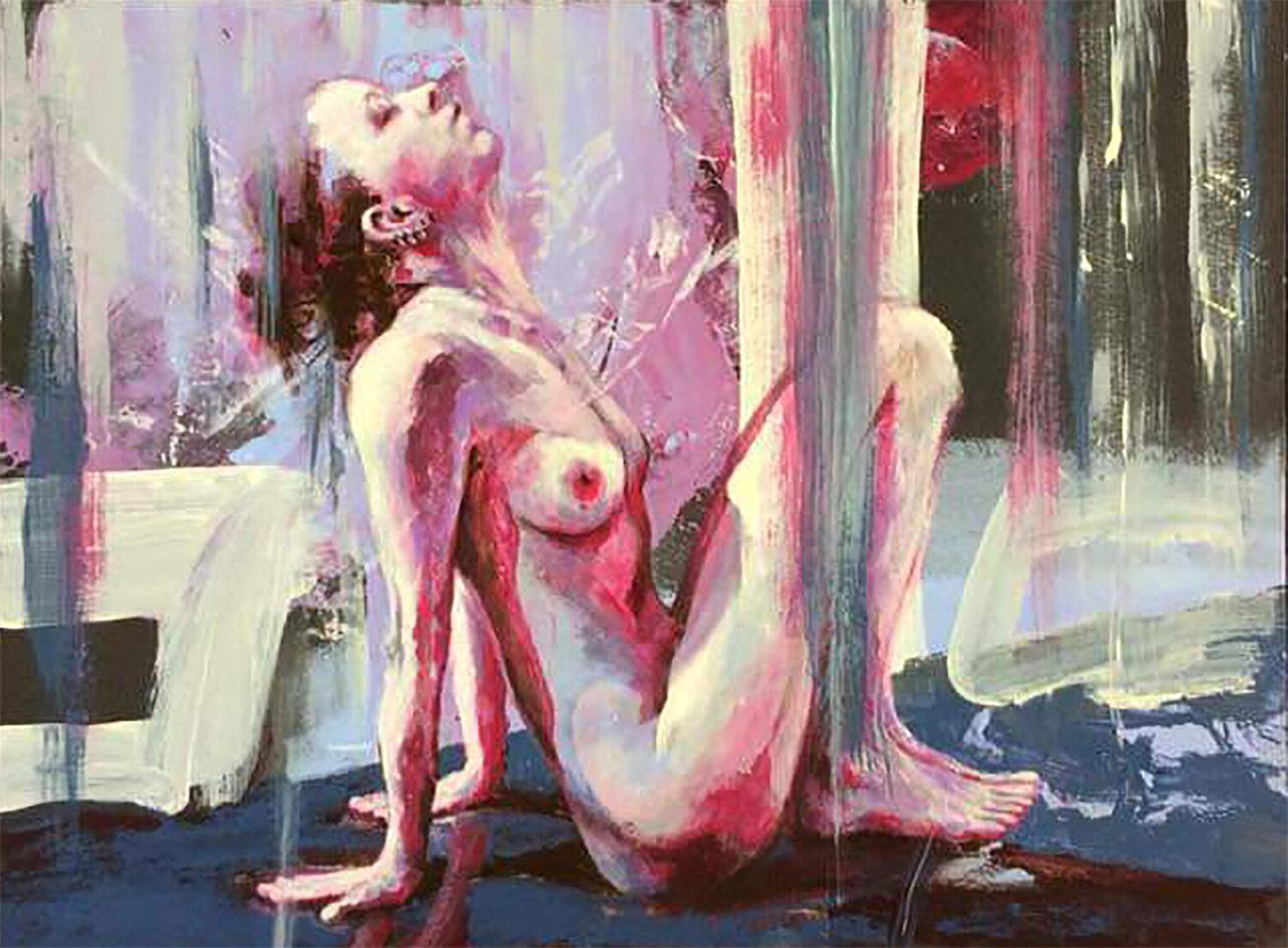 Red Ewa Mazur-Koj Origineel schilderij te koop