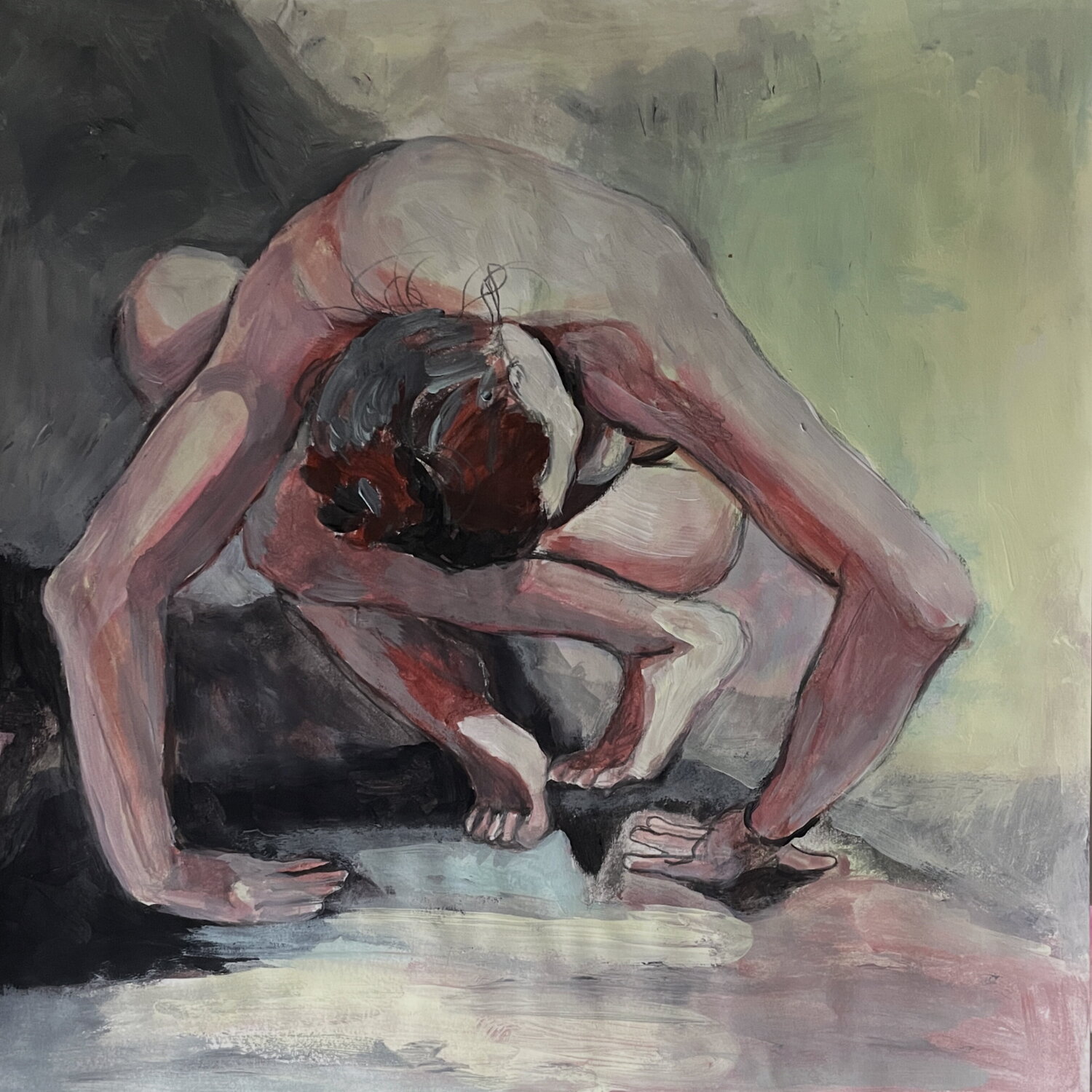 Twist of the Self - Sketch Ewa Mazur-Koj Originalgemälde zu verkaufen