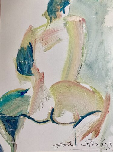 Confident Naked de Foke Stribos, Pintura a la venta en Singulart