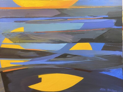 MOONLIGHT MILES de Foke Stribos, Pintura a la venta en Singulart