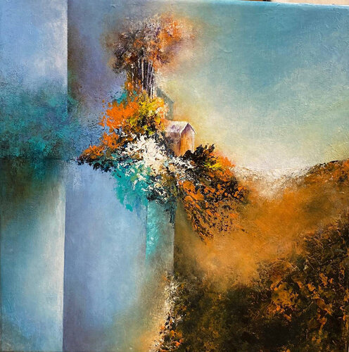 Mon refuge van isabelle chuiton, Schilderij te koop op Singulart