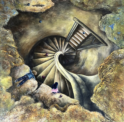 Vue d'en haut de isabelle chuiton, Pintura a la venta en Singulart