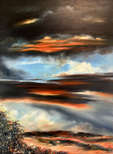 Derrière l'orage di isabelle chuiton, Pittura in vendita su Singulart