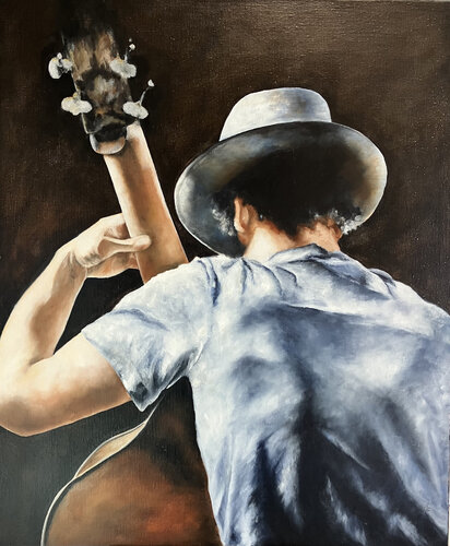 Blues passion von isabelle chuiton, Malerei kaufen auf Singulart