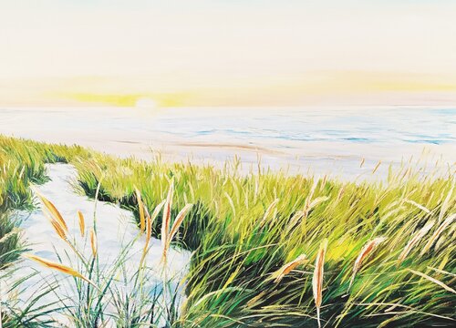 Pale evening par Mantas Naulickas, Peinture en vente sur Singulart