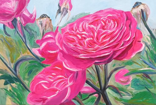 Everything like in the garden van Mantas Naulickas, Schilderij te koop op Singulart