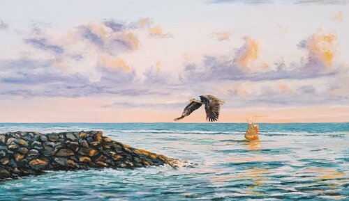 Flight de Mantas Naulickas, Pintura a la venta en Singulart