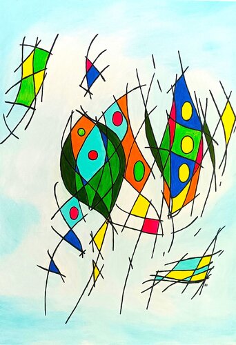 kite's von Mantas Naulickas, Malerei kaufen auf Singulart