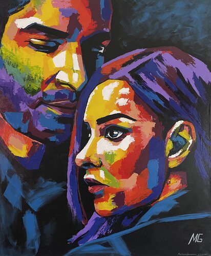 The Art of Love von Mariana Gumeniuc, Malerei kaufen auf Singulart