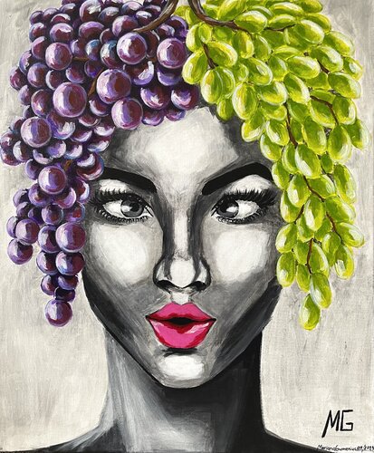 The Lady Grape von Mariana Gumeniuc, Malerei kaufen auf Singulart