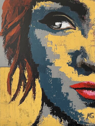 Soul reflection von Mariana Gumeniuc, Malerei kaufen auf Singulart