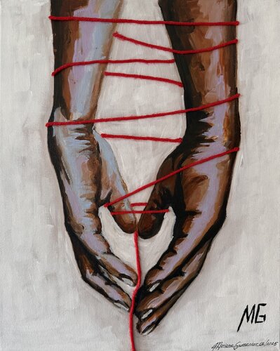 Love of 2 von Mariana Gumeniuc, Malerei kaufen auf Singulart