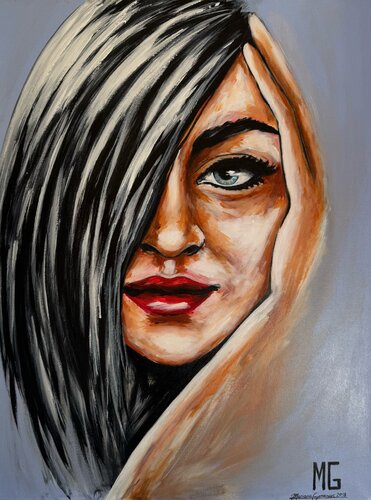 Try me by Mariana Gumeniuc, Painting for Sale on Singulart