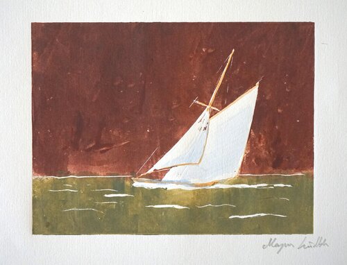 At sea von Magnus Lindblom, Druck kaufen auf Singulart