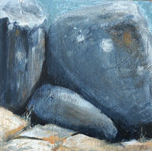 Soft rocks di Magnus Lindblom, Pittura in vendita su Singulart