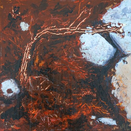 Between rocks by Magnus Lindblom, Painting for Sale on Singulart
