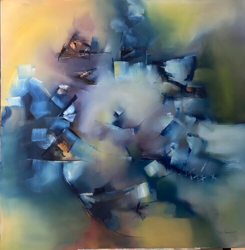 La giostra del tempo van Silvia Sommariva, Schilderij te koop op Singulart