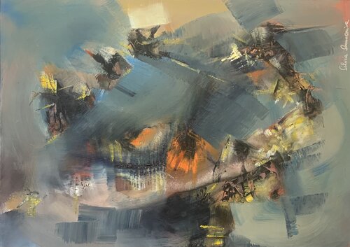 Andante by Silvia Sommariva, Painting for Sale on Singulart