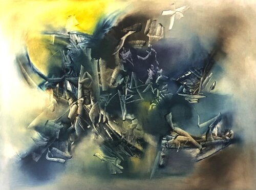 Onde Infrante nel Pensiero by Silvia Sommariva, Painting for Sale on Singulart