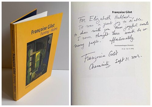 Françoise Gilot Painting-Malerei, hardback monograph (book), hand signed and warmly inscribed to renowned actress von Françoise Gilot, Druck kaufen auf Singulart