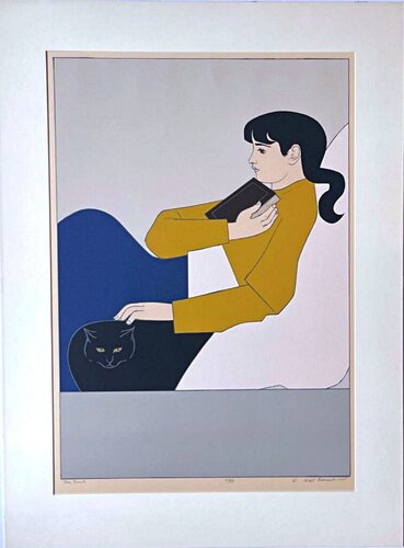Will Barnet, The Book, from the 1776 USA 1976: Bicentennial Prints portfolio von Will Barnet, Druck kaufen auf Singulart