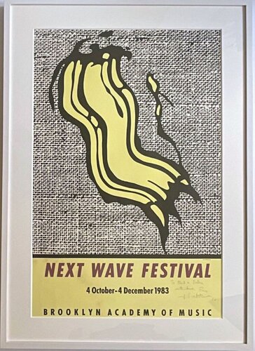 Roy Lichtenstein, Next Wave Festival Poster (Hand signed, warmly inscribed and dated), 1983 van Roy Lichtenstein, Afdruk te koop op Singulart