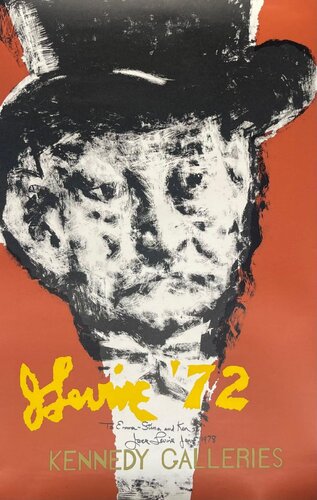 Jack Levine, Vintage 1970s Kennedy Galleries poster (Hand signed and warmly inscribed), 1972 von Jack Levine, Druck kaufen auf Singulart