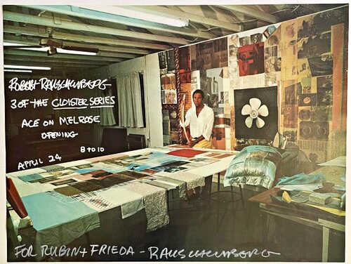 Robert Rauschenberg, Three of the Cloister Series (Hand signed and inscribed to CPA Ruben Gorewitz, Andy Warhol's business partner), 1981 by Robert Rauschenberg, Print for Sale on Singulart