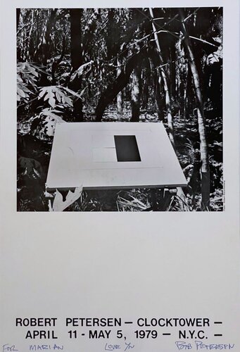 Robert Petersen, The Clocktower Exhibition (Hand signed and inscribed), 1979 von Robert Petersen, Druck kaufen auf Singulart