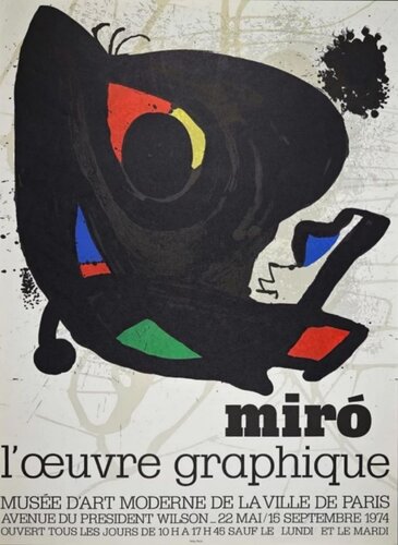 Joan Miró, Miro, L'oeuvre Graphique, 1974 de Joan Miró, Impresión a la venta en Singulart