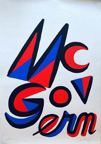 Alexander Calder,McGovern for President, 1972 by Alexander Calder, 인쇄 for Sale on Singulart