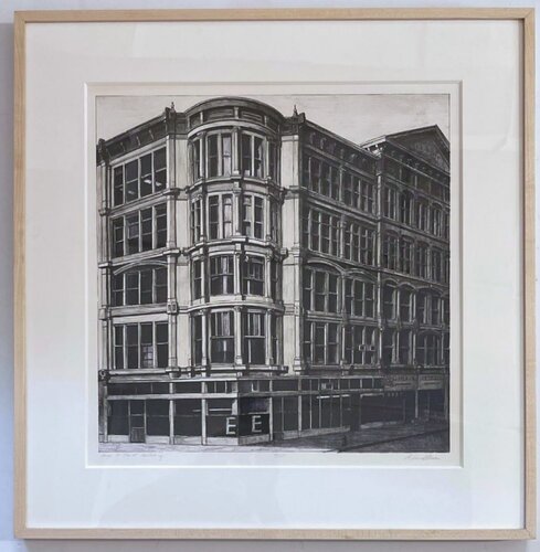 Richard Haas, The Hugh O'Neill Building, 655-671 Sixth Avenue, New York City, 1974 von Richard Haas, Druck kaufen auf Singulart