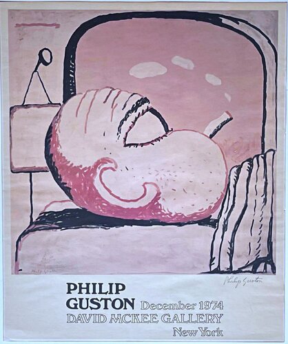 Philip Guston, Philip Guston at David McKee Gallery (pencil signed by Philip Guston), 1974 von Philip Guston, Druck kaufen auf Singulart