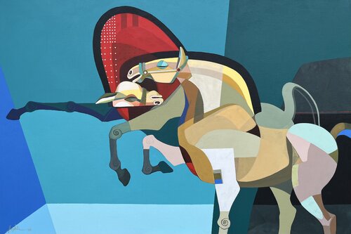 The Aesthetics of Energy BCXVII by Ashis Mondal, Painting for Sale on Singulart
