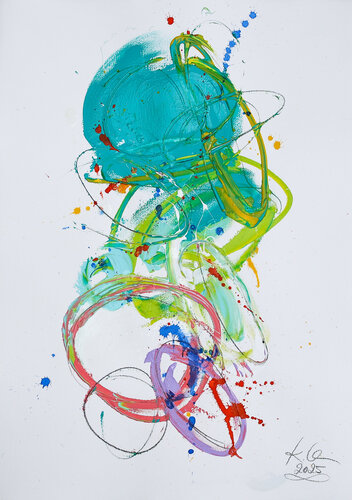 SoulDesire I by Kerstin Leicher, Work on Paper for Sale on Singulart