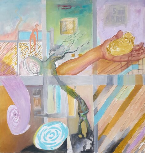 "5 de Abril" di Luis Carlón López, Pittura in vendita su Singulart