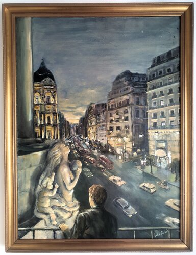 De Madrid al cielo di Luis Carlón López, Pittura in vendita su Singulart