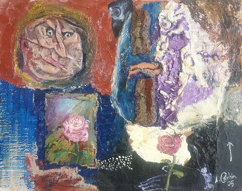 Dos rosas de Luis Carlón López, Pintura a la venta en Singulart