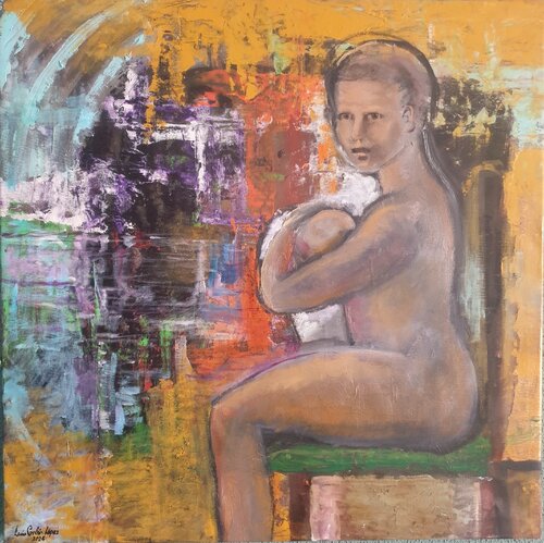 Maternidad 2 di Luis Carlón López, Pittura in vendita su Singulart