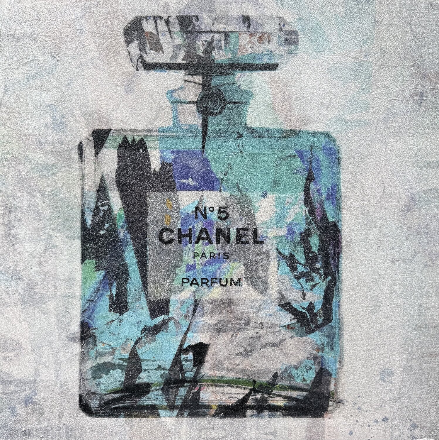 CHANEL BLUE Mr Pablo Costa Pintura original en venta