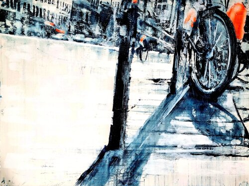 Go Go Go Stop di David Antonides, Pittura in vendita su Singulart