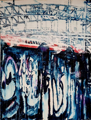 Piercing Berlin II by David Antonides, Painting for Sale on Singulart