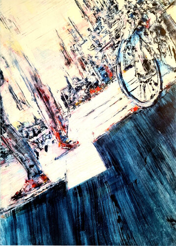 Simultaneous again di David Antonides, Pittura in vendita su Singulart